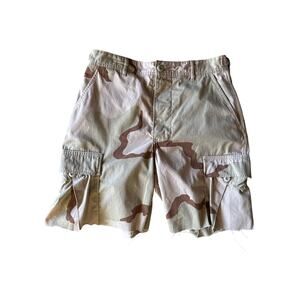 Vintage Military Desert Camo 27-31” Cargo Cutoff Shorts